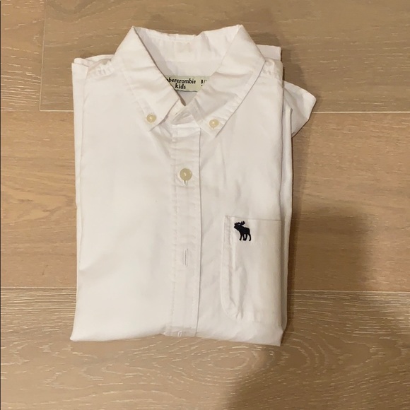 Abercrombie kids white shirt long sleeves - Picture 4 of 5